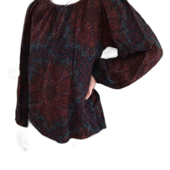 Marc by Marc Jacobs Paisley Wool Boho Top Colorful Small - Picture 8 of 8